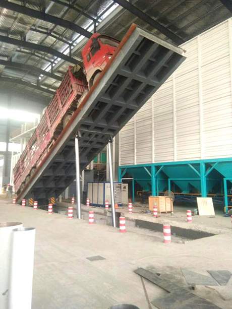 液壓翻板卸車機