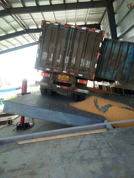 液壓翻板卸車機