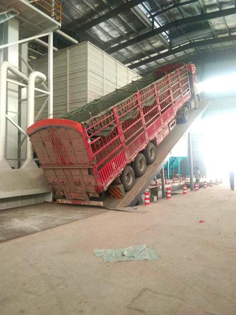 液壓翻板卸車機