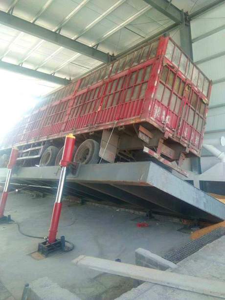 散糧側翻卸車機