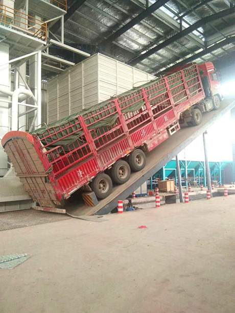 自動液壓翻板卸車機