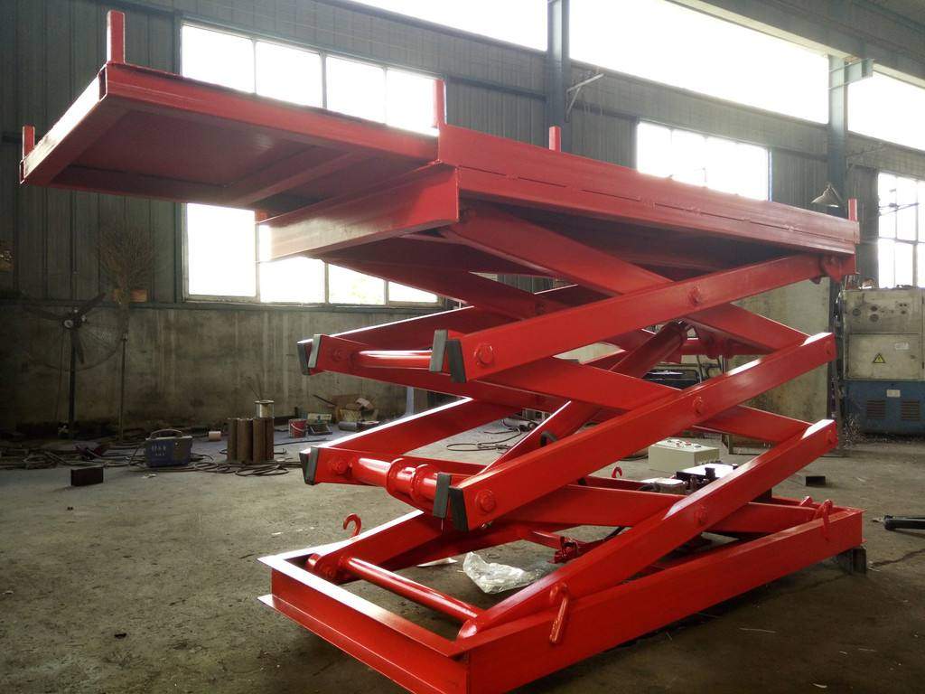 伸縮臺面的升降機 伸縮臺面的升降機